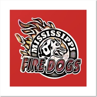 Mississippi Firedogs Football Posters and Art